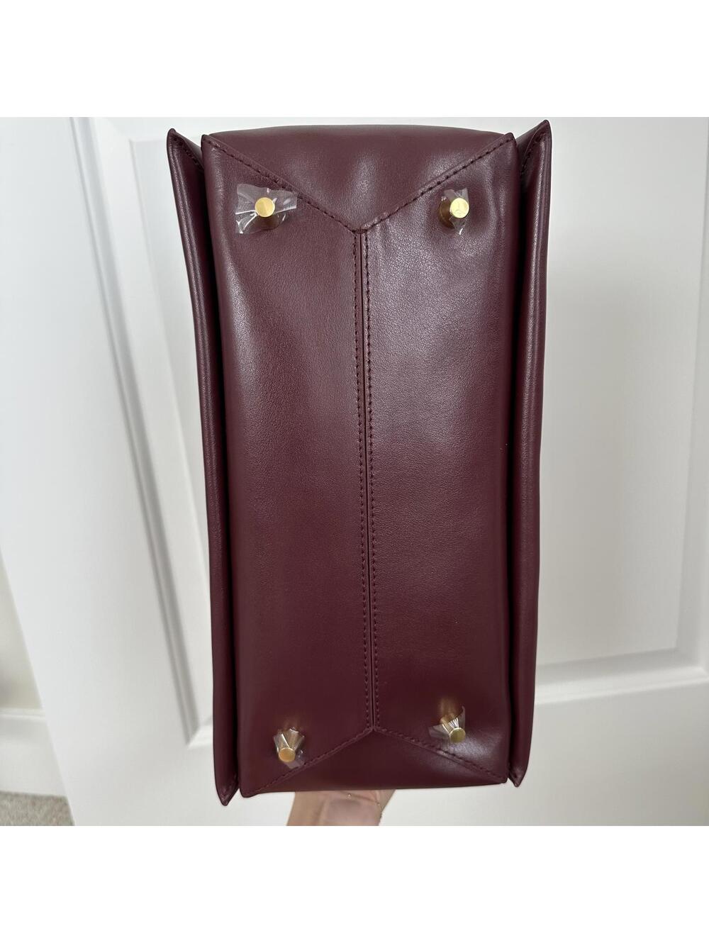 Rebecca Minkoff Insider Leather Crossbody Shoulder Bag Port NWT - Picture 8 of 9
